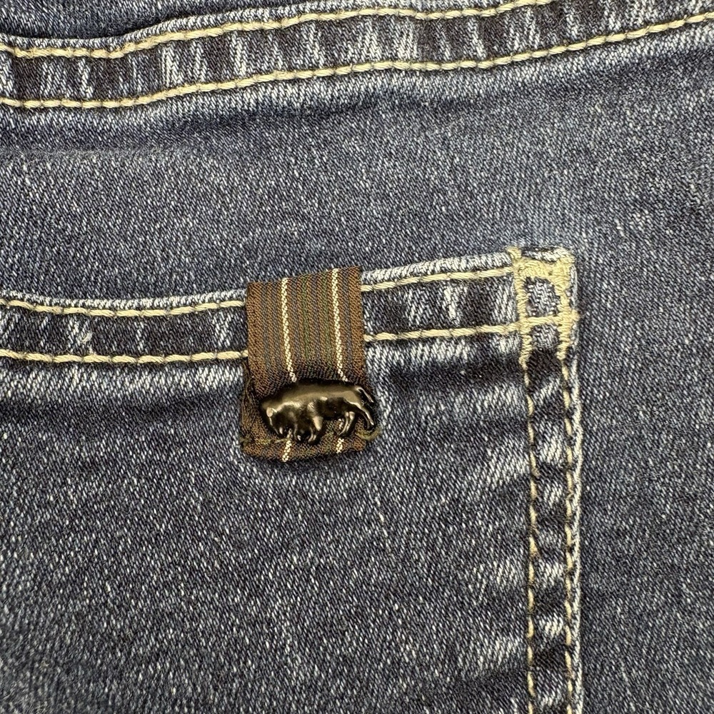 Buffalo David Bitton Mens Evan-x Slim Straight Stretch Jeans Size W36 L32 - Picture 6 of 10